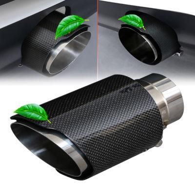 Auto Parts Customized Size Matt Black Carbon Fiber Exhaust Muffler
