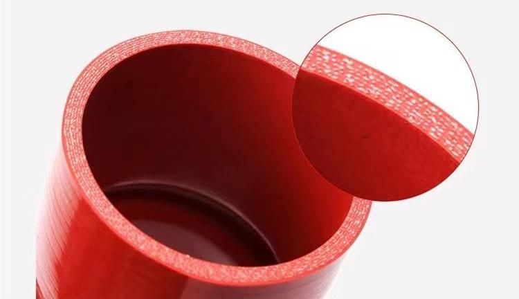 Universal Anti-Aging Silicone Tube 4-Ply Inner Diameter 3.5-3.0 Inch 90 Degree Elbow Coupler Silicone Hose