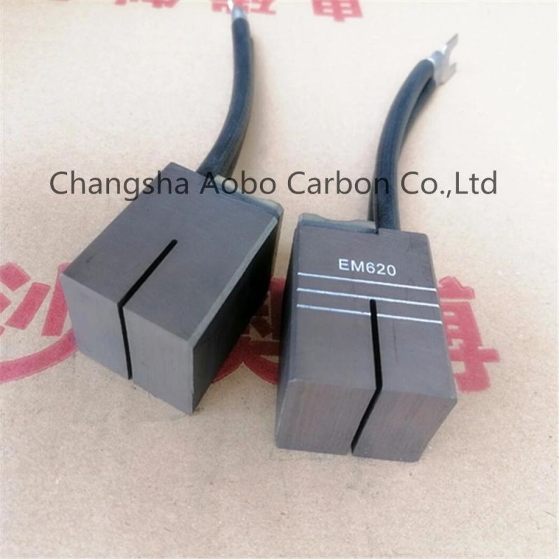 manufacturering good quality graphite carbon brush EM620