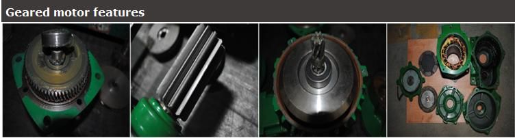 1.5kw Crane Geared Motor = End Carriage Motor