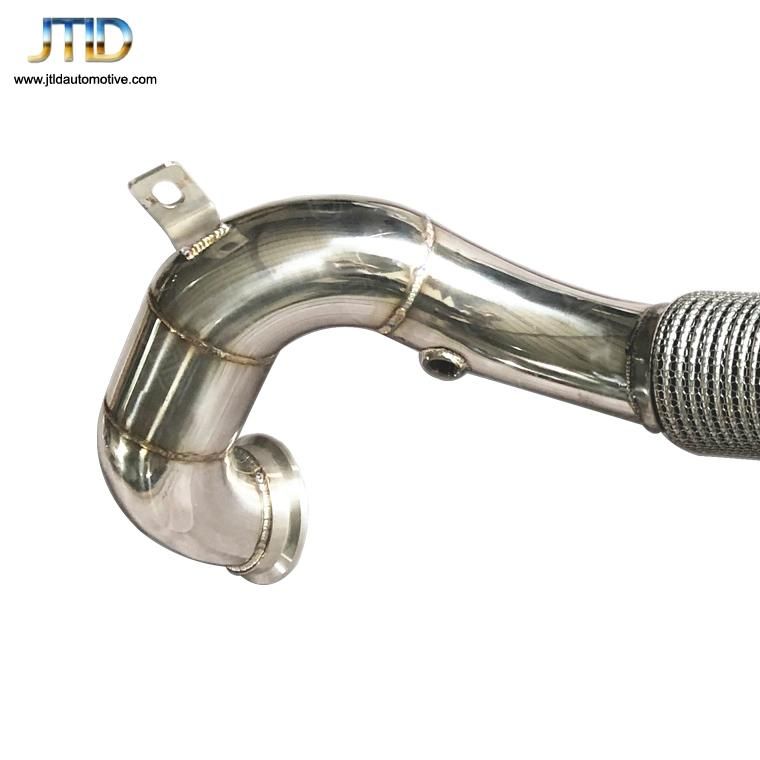 China Factory Price Polished Exhaust Downpipe for VW Mk7 2.0t