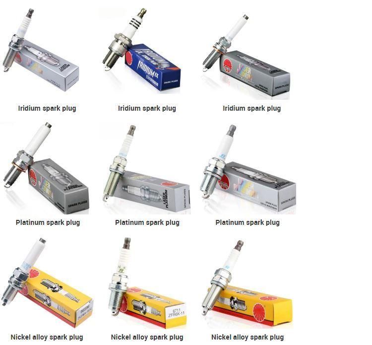 Car Engine OEM Spark Plugs Bkr6e