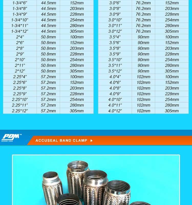 Auto Exhaust Flexible Muffler Pipe Bellow