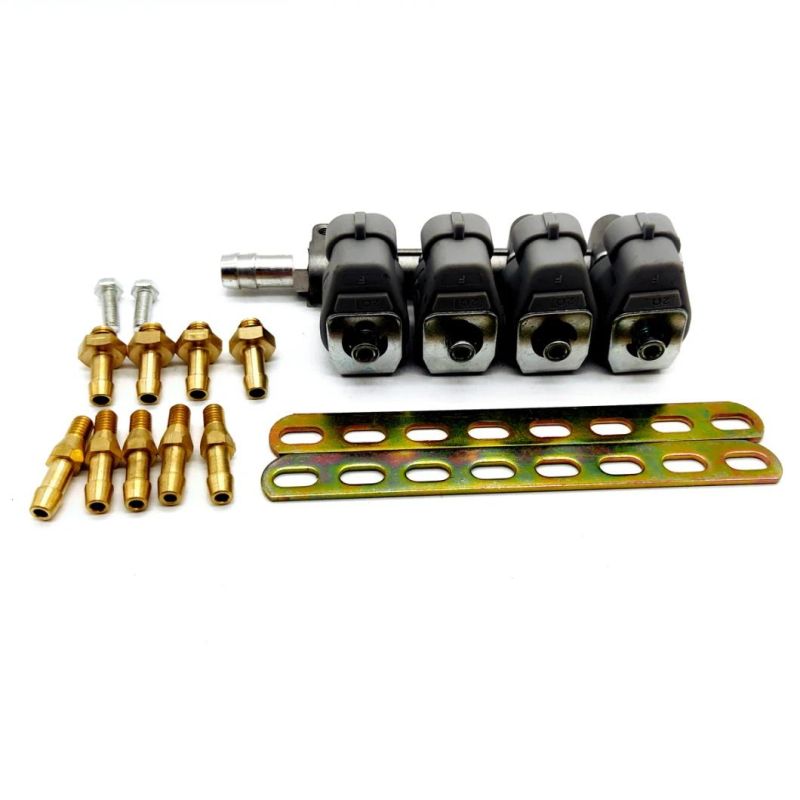 Llano Grey Ln-Lig1 Injector Rail for Multi-Cylinder Engine