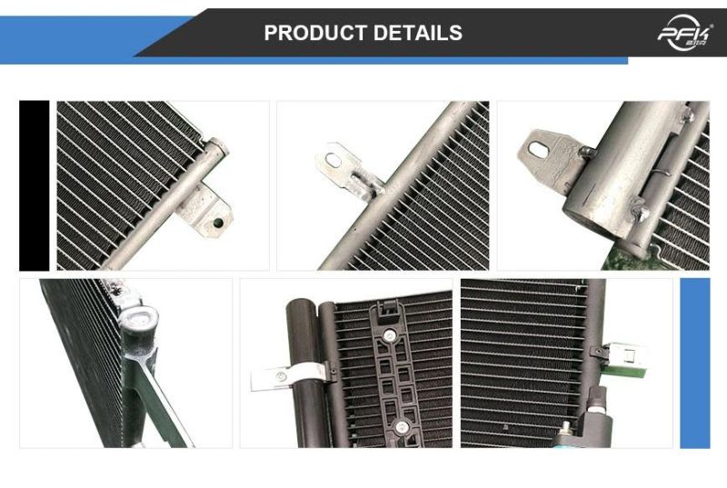 Auto Parts Heat Exchanger Condenser Parallel Flow Aluminum Auto Radiator for Car