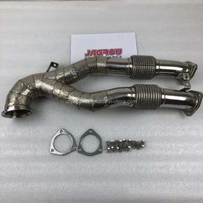 Jagrow Performance Catless Downpipe for Audi Ttrs 8p RS3 2.5 Tfsi Evo Ea855 2017+ with Heat Shield