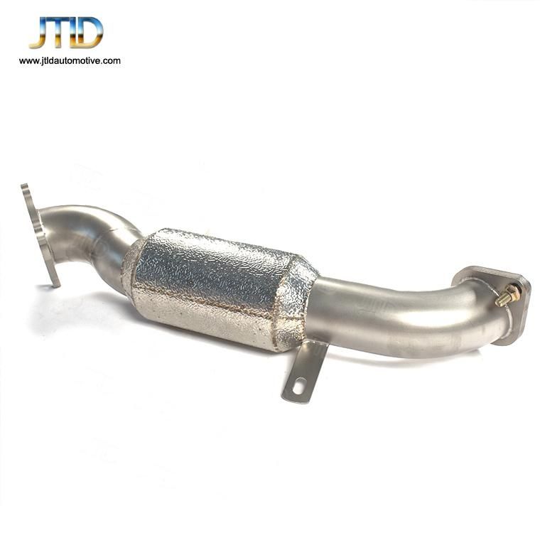 Heatshield Exhaust Downpipe with High Flow Cat for Cadillac CT6 2.0