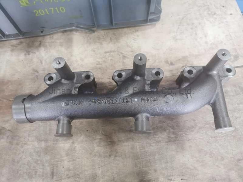 Sinotruk HOWO Spare Parts Front Exhaust Manifold Vg2600111137 for for Sino HOWO 371 Engine Parts