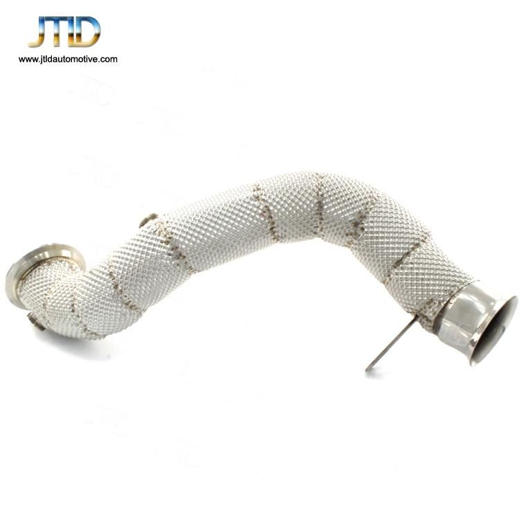 Heatshield 304 Ss Factory Price Exhaust Downpipe for Benz W205 Right