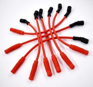 10.2mm Red Spark Plug Wires for C Hevy G Mc Truck 4.8 5.3 6.0 Vortec Engines