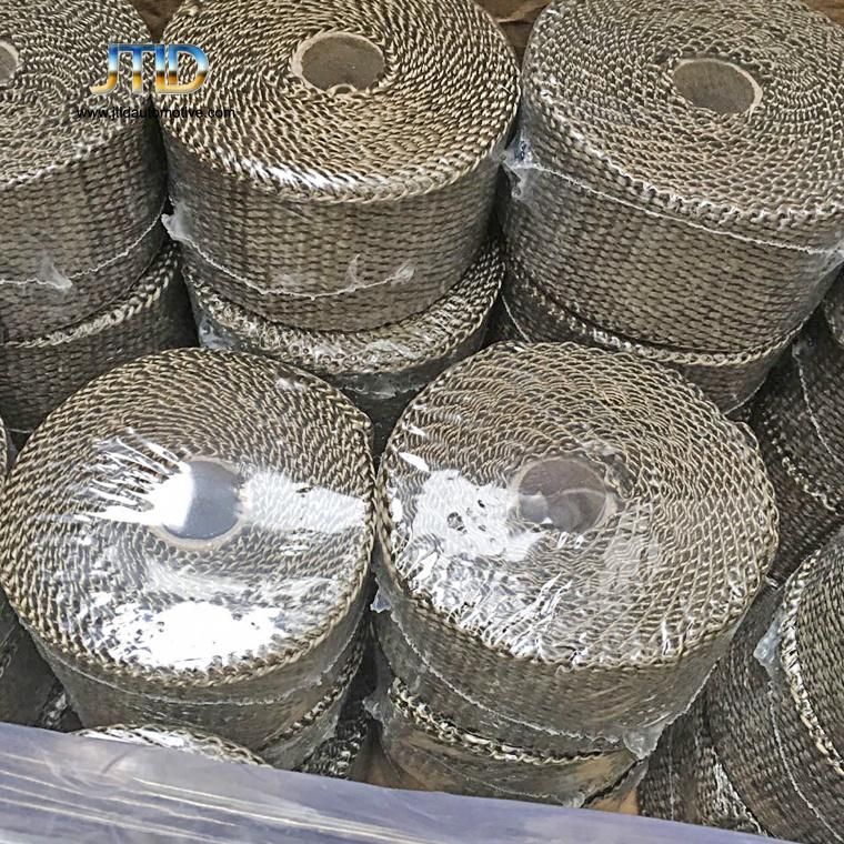 Exhaust Accessories Titanium Gold Color Exhaust Wrap for Exhaust Header Pipe