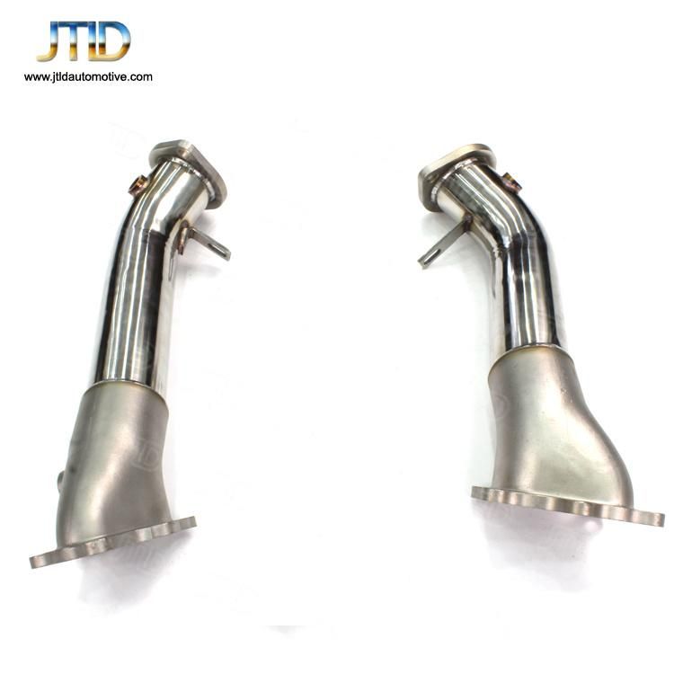 High Performance Polish or Heat Shield Exhaust Downpipe for Nissan Gtr 35