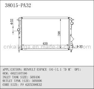 Auto Radiator for Renault 38015