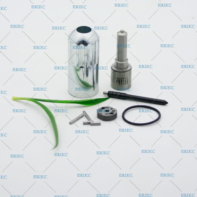 Erikc 095000-522 Injector Repair Kit Dlla158p834 Nozzle 02# Control Valve Plate E1022001 Cap for 095000-5220 Common Rail Diesel Injector 23670-E0341 095000-5223
