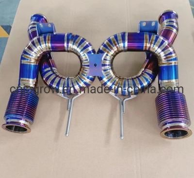 for Mclaren 720s Blue Titanium Alloy Exhaust System