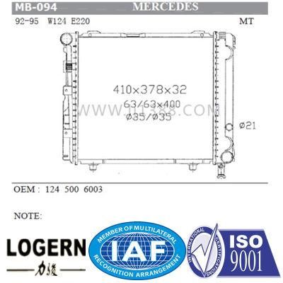 Car Aluminum Radiator Assy for Benz W124/E220&prime;92-95 Mt