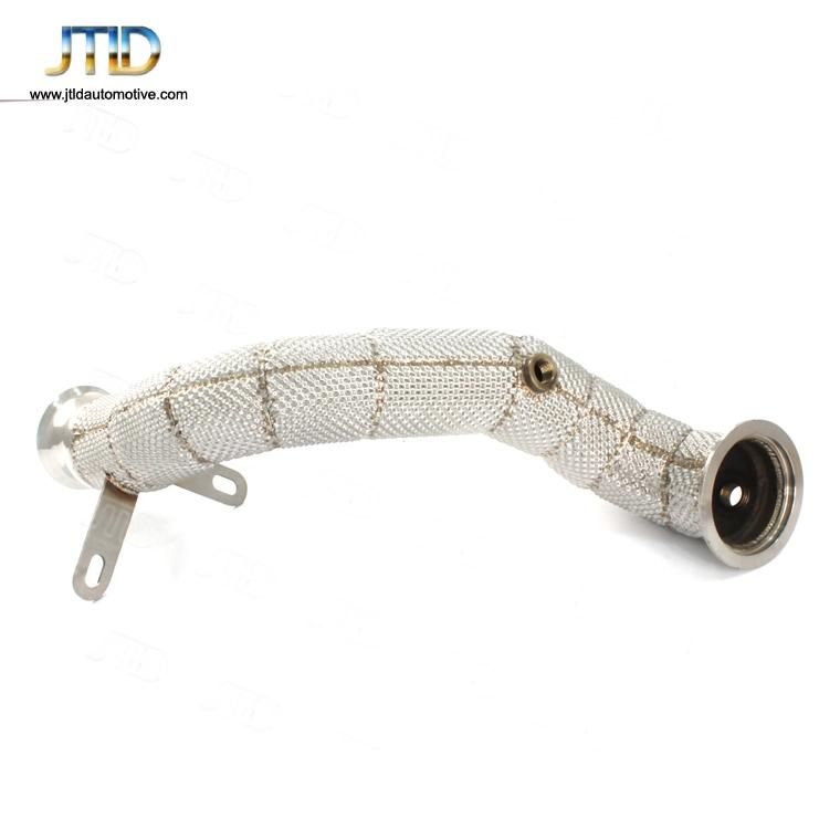 Heatshield 304 Ss Factory Price Exhaust Downpipe for Benz W205 Right