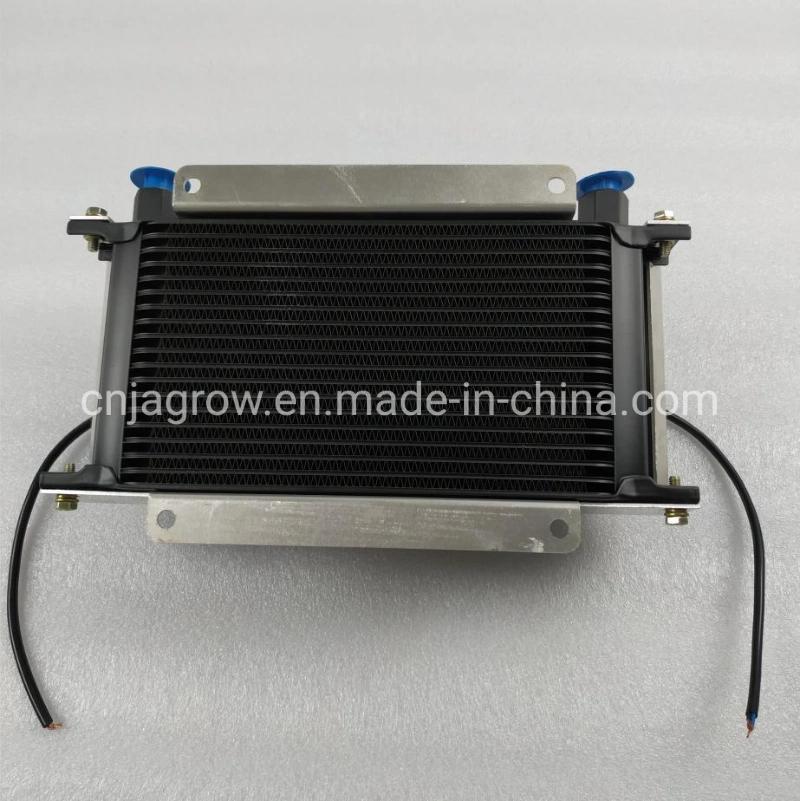 High Performence Hot Sale Derale Style Oil Cooler with Fan
