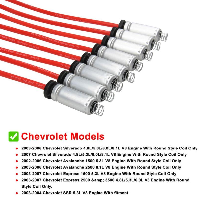 290mm Ignition Spark Plug Wire