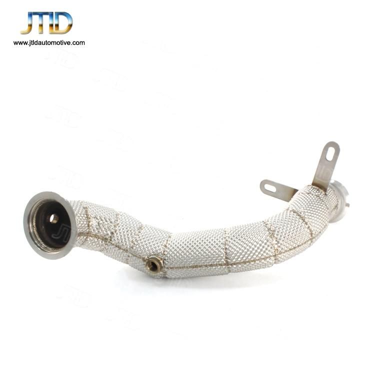 Heatshield 304 Ss Factory Price Exhaust Downpipe for Benz W205 Right