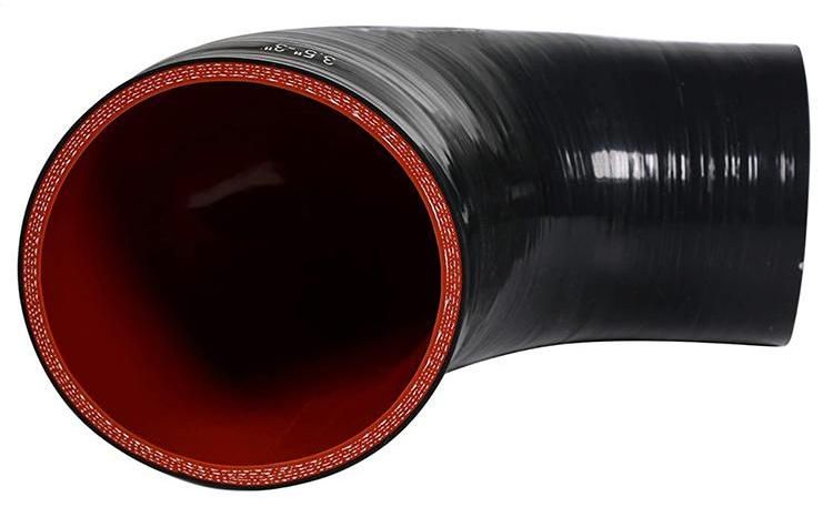 Universal Anti-Aging Silicone Tube 4-Ply Inner Diameter 3.5-3.0 Inch 90 Degree Elbow Coupler Silicone Hose
