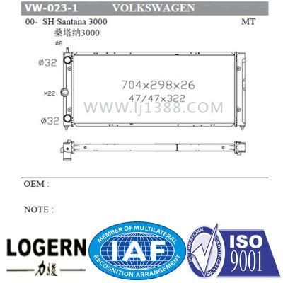 Auto Radiator for Toyota Lexus Townace 1999 ATM 16400-6A330