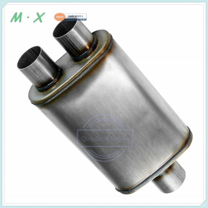 High Performance Car Customized Universal Stainless Steel 304 Exhaust Muffler