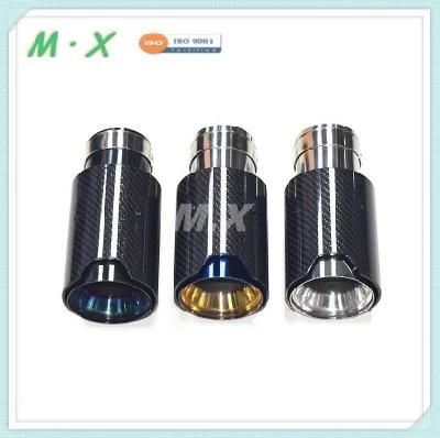 for BMW Universal Auto Parts Carbon Fiber Exhaust Tail Pipe Nondestructive Modification Exhaust Tips