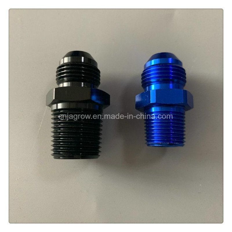 Aluminum 8an to 3/8′′ 1/2′′ NPT Adapter
