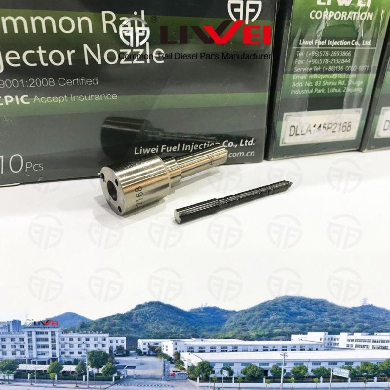 Liwei Brand Dlla145p 2168 Dlla 145p2168 Bos Common Rail Diesel Nozzle for Fuel Injector 0445110376/594