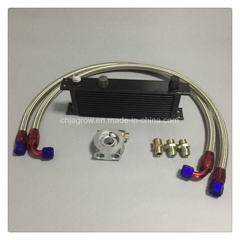 High Performance Mocal 13 Row Oil Cooler Kit with Thermostatic Sandwich Adapter