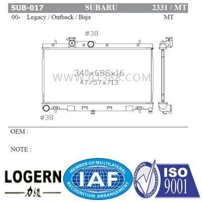 Auto Radiator for Subaru Legacy/Outback/Baja&prime;00-04 Mt/Dpi: 2331