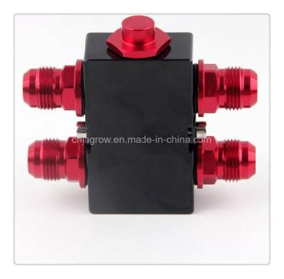 Oil Filter Sandwich Adapter with in-Line Thermostat Oil Sandwich An10 Fitting Oil Sandwich Plate Adapter