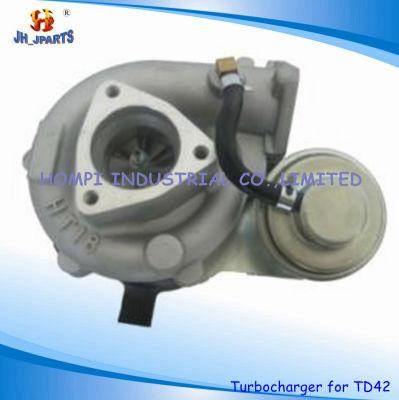 Auto Spare Parts Turbocharger for Nissan Td42t 14411-62t00 Td42t/Qd32t/Td27/Fd46/Td27t/Zd30/Yd25/Qd32