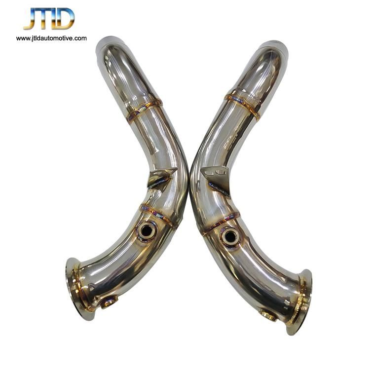 3" Stainless Steel Catless Downpipes Decat for F10 M5 F12 F13 M6 Downpipe 2012+