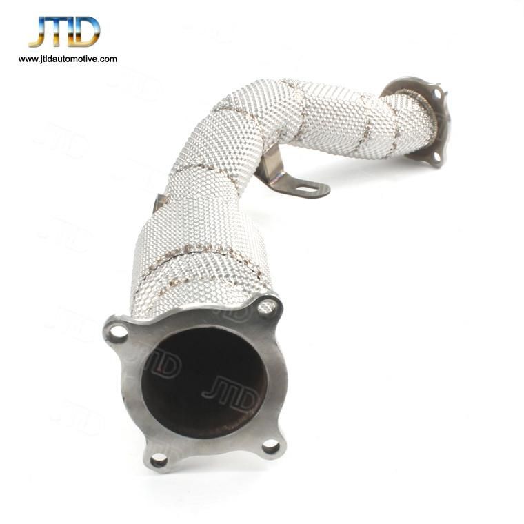 304 Ss Heatshielded Exhaust Downpipe with Cat for Audi A4 B8