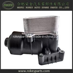 Oil Cooler with Filter Housing for VW 03L115389c 03L117021c