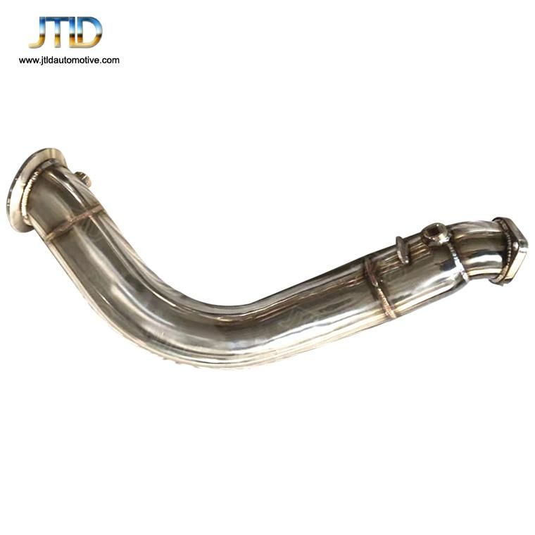 304 Ss Performance Straight Through Exhaust Downpipe for BMW X6 N54
