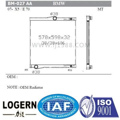 Auto Engine Cooling Radiator for BMW X5/E70&prime;07- Mt