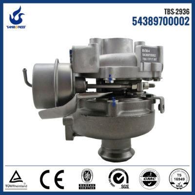 Dacia Nissan Renault Mercedes-Benz BV38-4 K9K EURO 6 K9K 54389700002 54389700006 54389880002 turbocharger