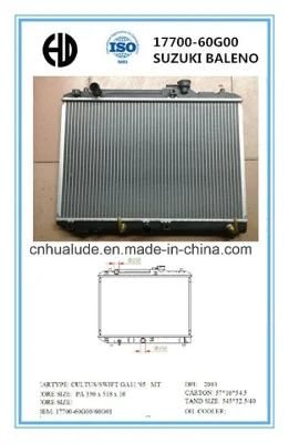 Hot Sale Cheap Aluminum Brazed Car Radiator for Suzuki Baleno Oe17700-60g00