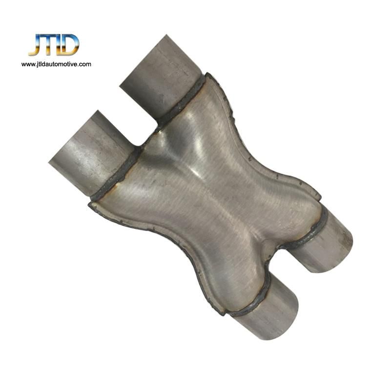 Universal Stainless Steel X Pipe 2.5 Inch Exhaust Stamped X Pipe