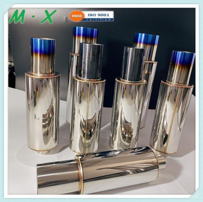 High Performance Stainless Steel Exahust Muffler SS304 with Titanium
