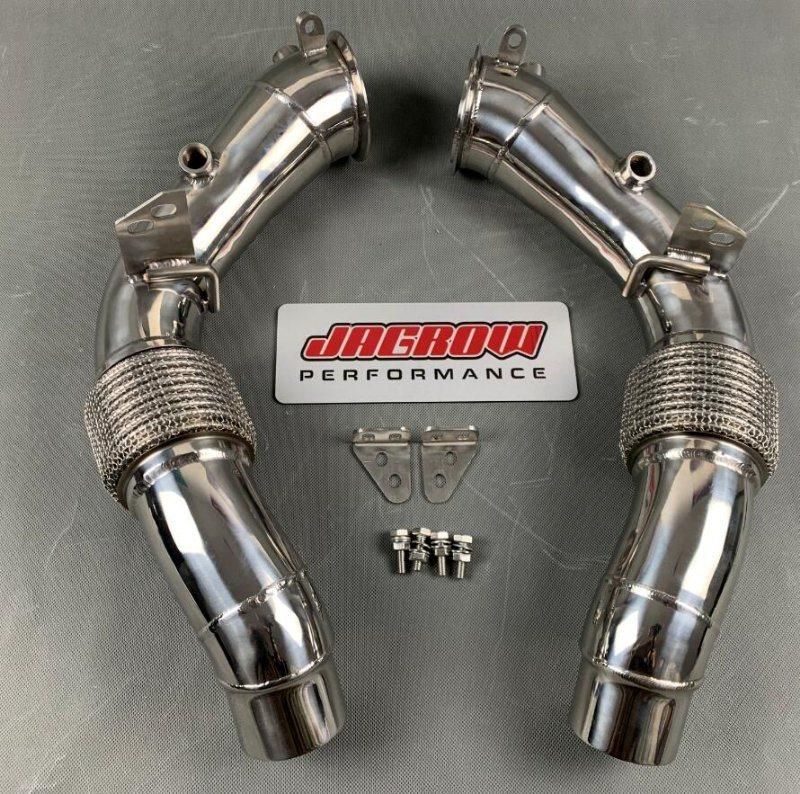 Jagrow Catless Exhaust Downpipe for BMW F10 M5 F12 F13 M6 Downpipe 2012+