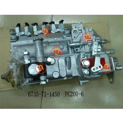6735-71-1450 Injection Pump, High Pressure Oil Pump S6d102 Engine Loader Accessories
