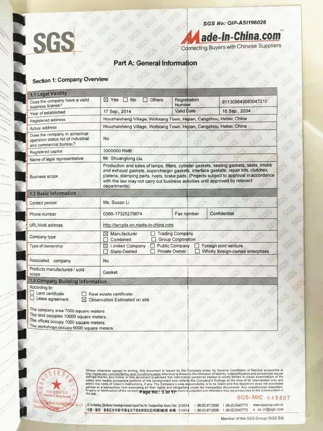 13207-81W00 Valve Oil Seal