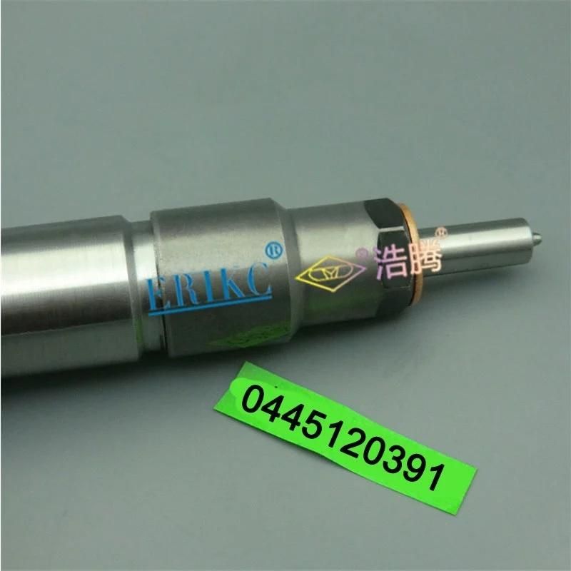 Erikc 0 445 120 391 Bosch Crdi Injector Assy 0445120391 (00986AD1005) Bosch Diesel Fuel Injector 0445 120 391 (612630090001) Common Rail Injector for Foton