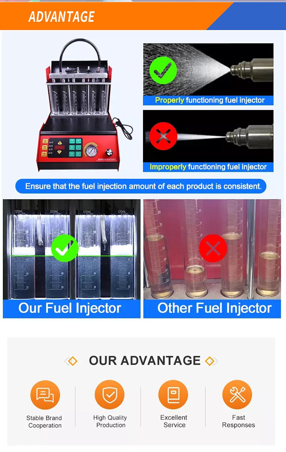 Auto Car Parts OEM 095000-6250 Nozzle Fuel Diesel Injector