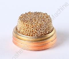 C Type Steel Nipple With Copper Plated Airflow Cap Muffler