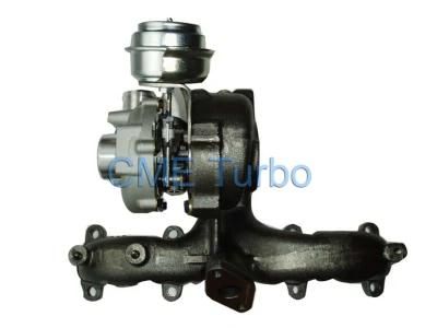 Turbocharger (GT1749V) 713672-0002 for Audi A3 Tdi, VW Golf Tdi, VW Sharan Tdi